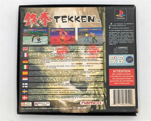 Tekken Papcover Edition - PS1 (B Grade) (Genbrug)